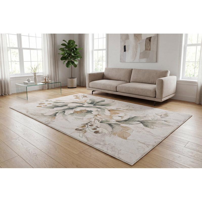Aspire 5,3 x 7,7 11362-189 crème / beige / multicolore, Rectangle 5'3" x 7'7"