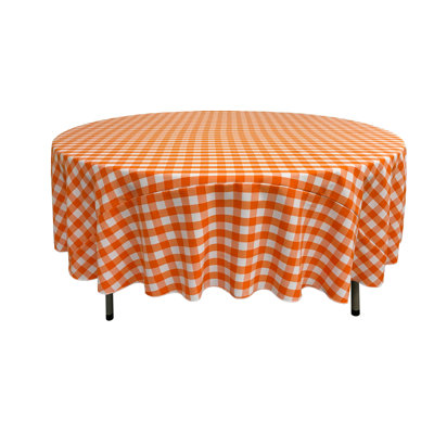 Joice Gingham Round Tablecloth