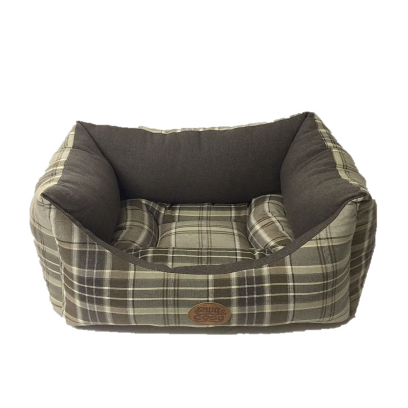 Aramis Striped Cotton Pet Bed, 10 cm H x 36 cm W x 28 cm D
