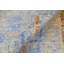 Tapis brun / bleu abstrait en soie noué à la main 7 pi 10 po x 9 pi 9 po Abstract