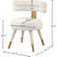 Chaise d'appoint rembourrée en velours Reimers-1441763671