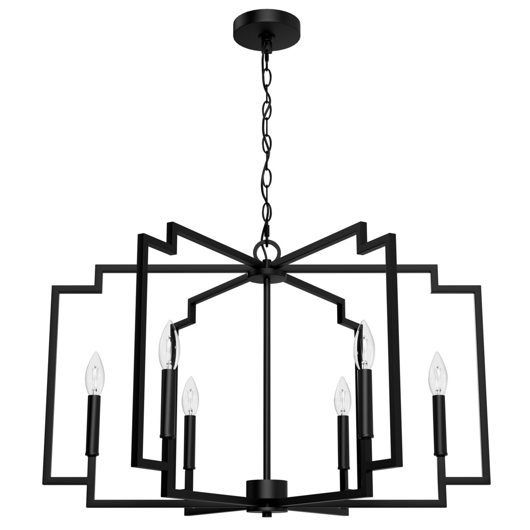 Hunter 30 Inch Zoanne 6 Light Chandelier Ceiling Light Fixture Hunter Fan 
