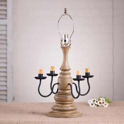 Malik Solid Wood Torchiere