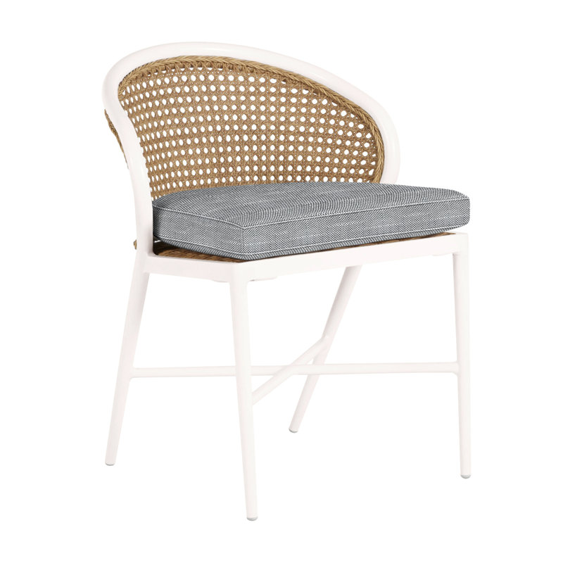 Havana Side Chair, Chalk, Welt, Intermix Bark