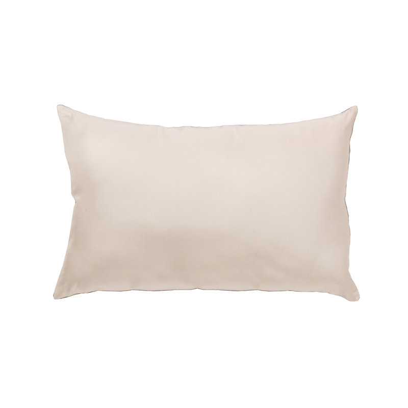 Red and White Silk Velvet Ikat Throw Pillow, 15" x 24"