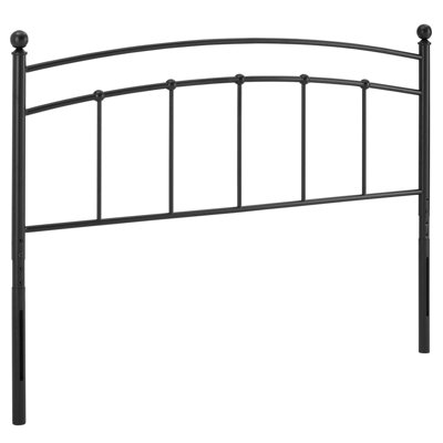Queen Metal Headboard In Black