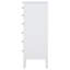 Commode 8 tiroirs Aakas - blanc