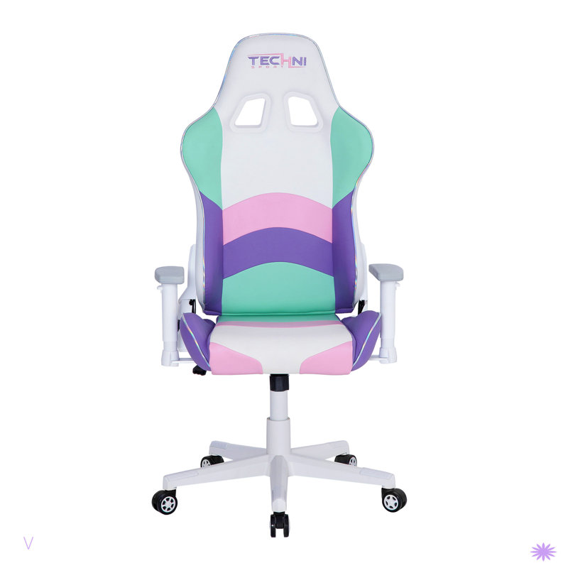 Kawaii High-Back Ergonomic Swivel Gaming Chair with Memory Foam