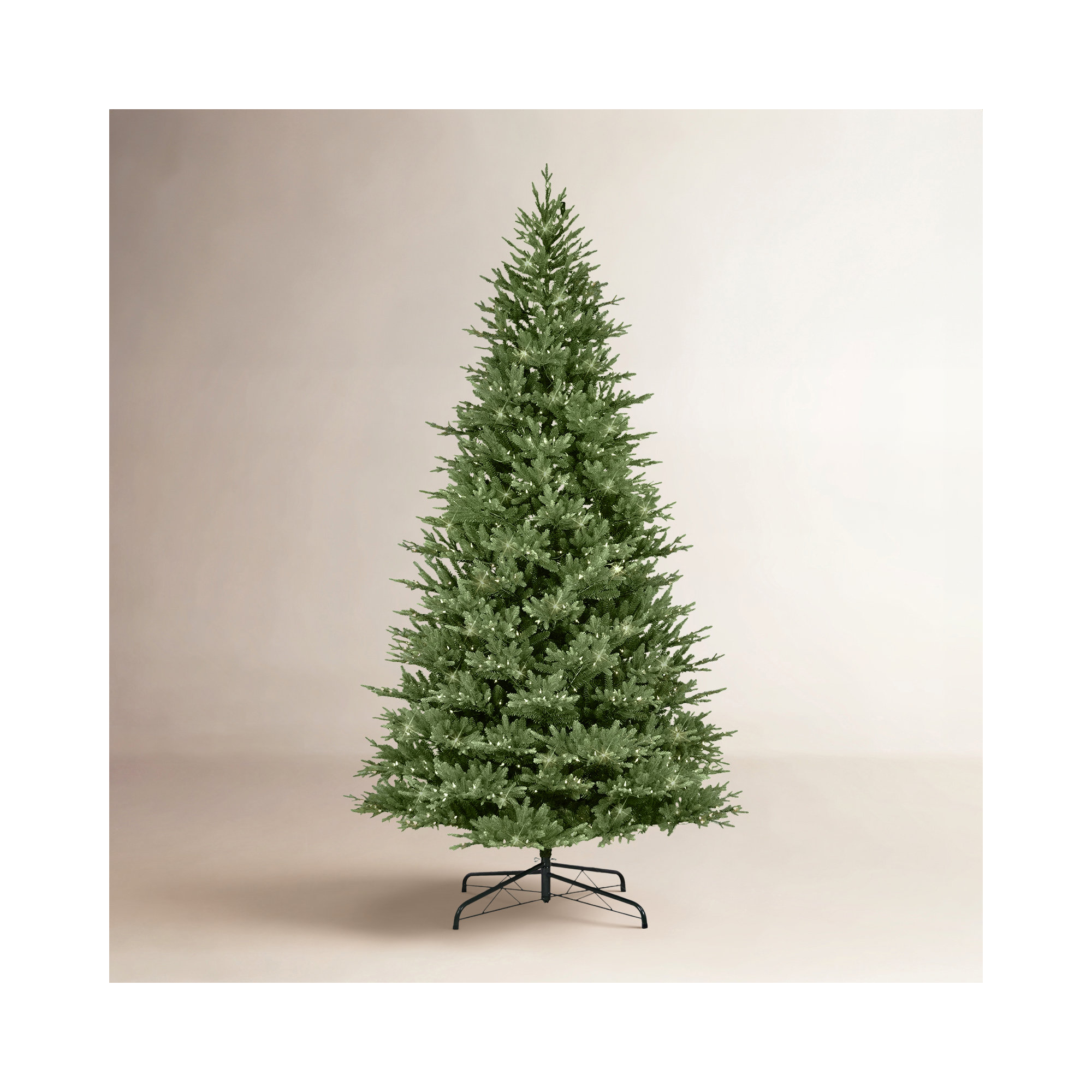 Gulfsa Lighted Artificial Fir Christmas Tree