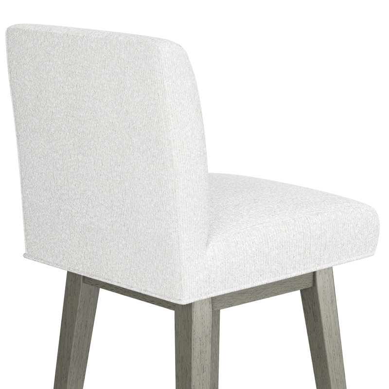 Tabouret pivotant Dorson, Sel, Gris délavé