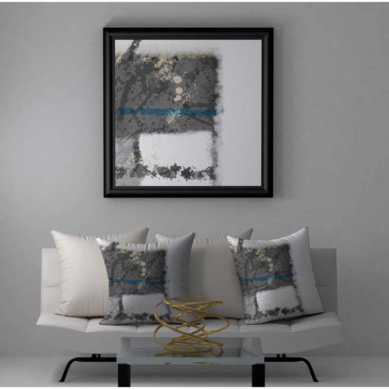Housse de coussin carrée/insert, 18 po x 18 po