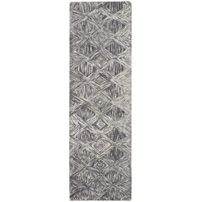 Tapis en laine touffeté à la main Divernon