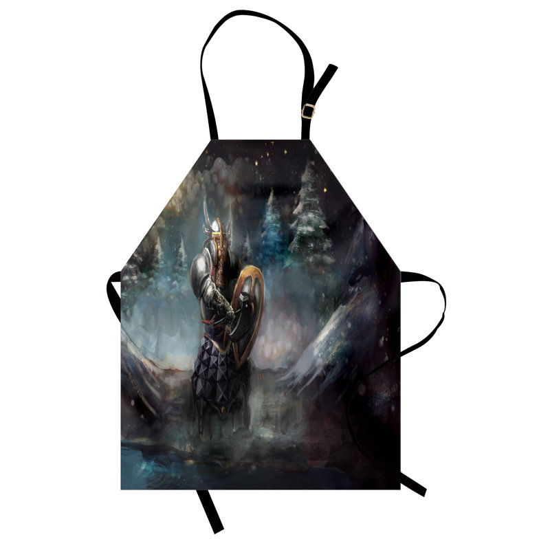 Multicolore, tablier East Urban Home Fantasy unisexe, chevalier nain médiéval, taille adulte