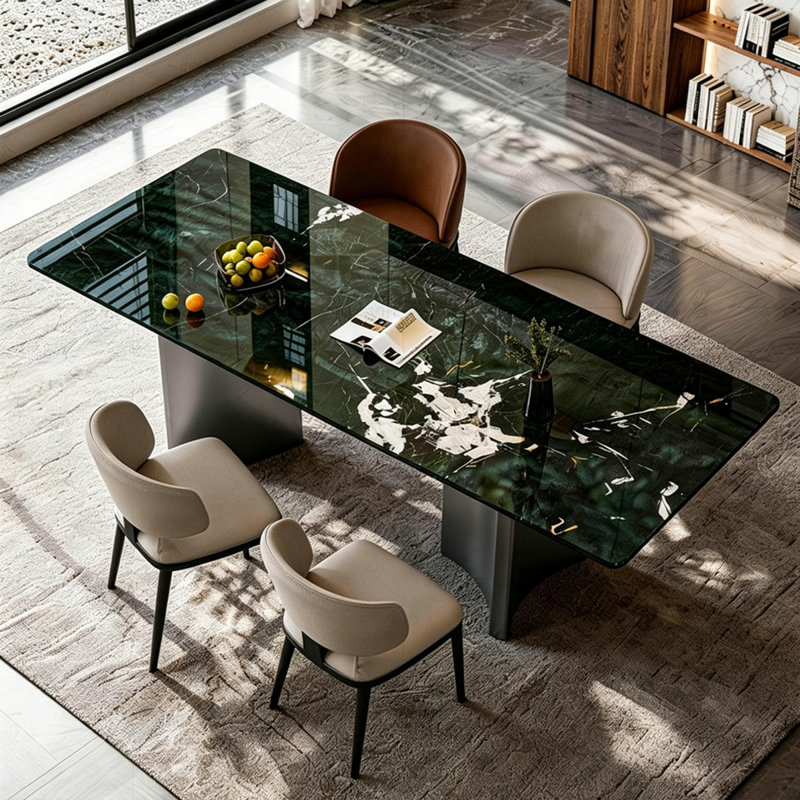 Table de salle à manger 70,87 po, H 29,53 po x l 70,87 po x P 35,43 po