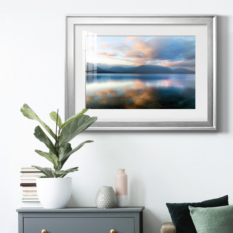 Magic Hour - photographie avec cadre photo, H 30,5 po x l 42,5 po x P 1,5 po, Cadre argenté