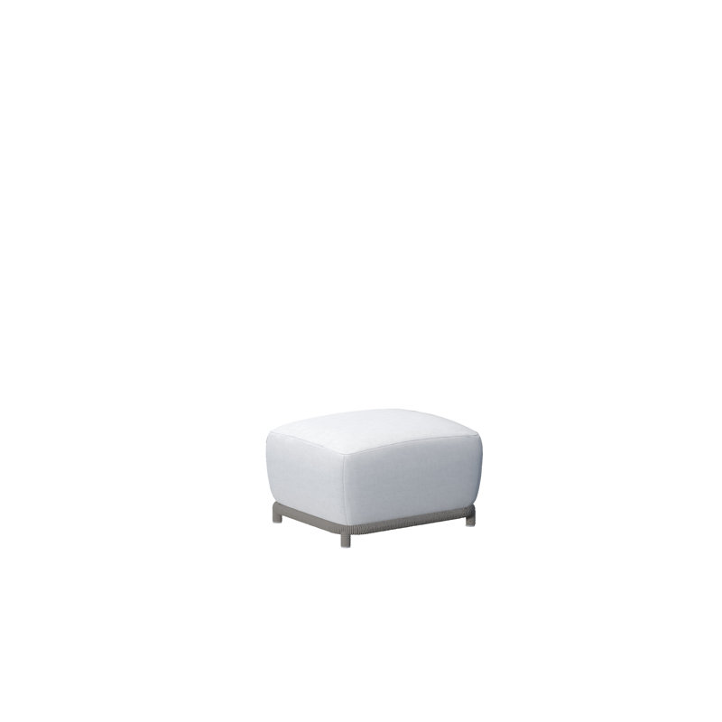 Repose-pieds d'extérieur avec coussin Sunbrella® Elmore, Brun