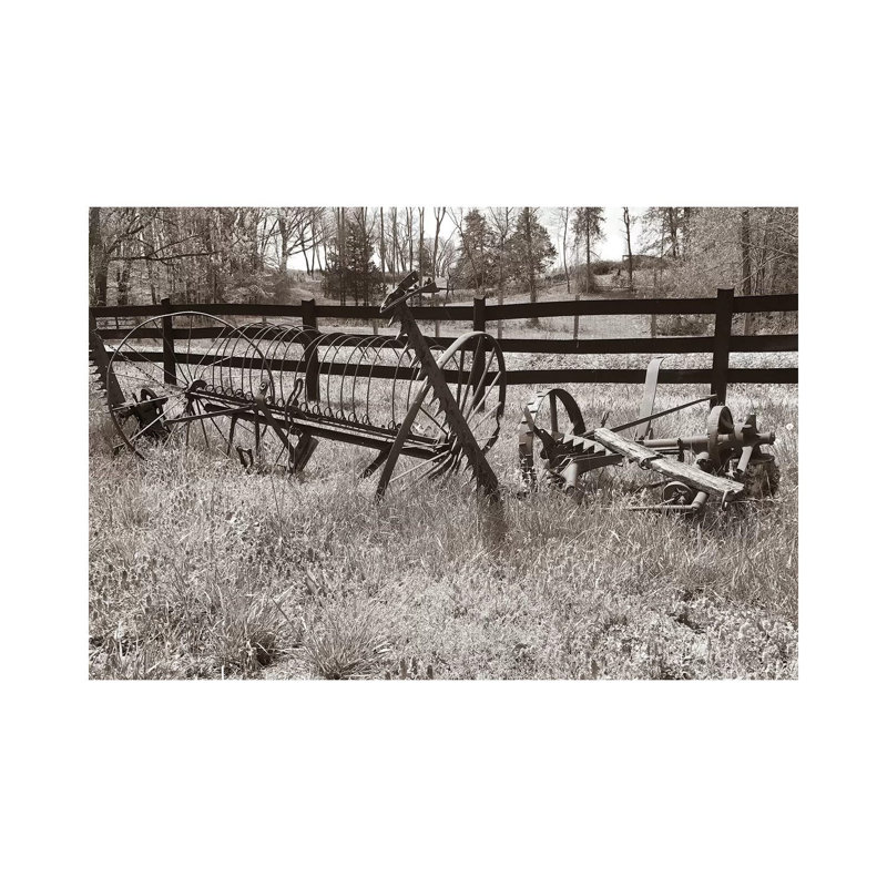 Sepia Farm Study IV 1 Piece Wrapped Canvas Wall Art, 101.6 cm H x 66.04 cm W x 1.91 cm D