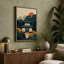 Modernist House in Mountains Mid-Century - Wrapped Canvas-948739763-948739771