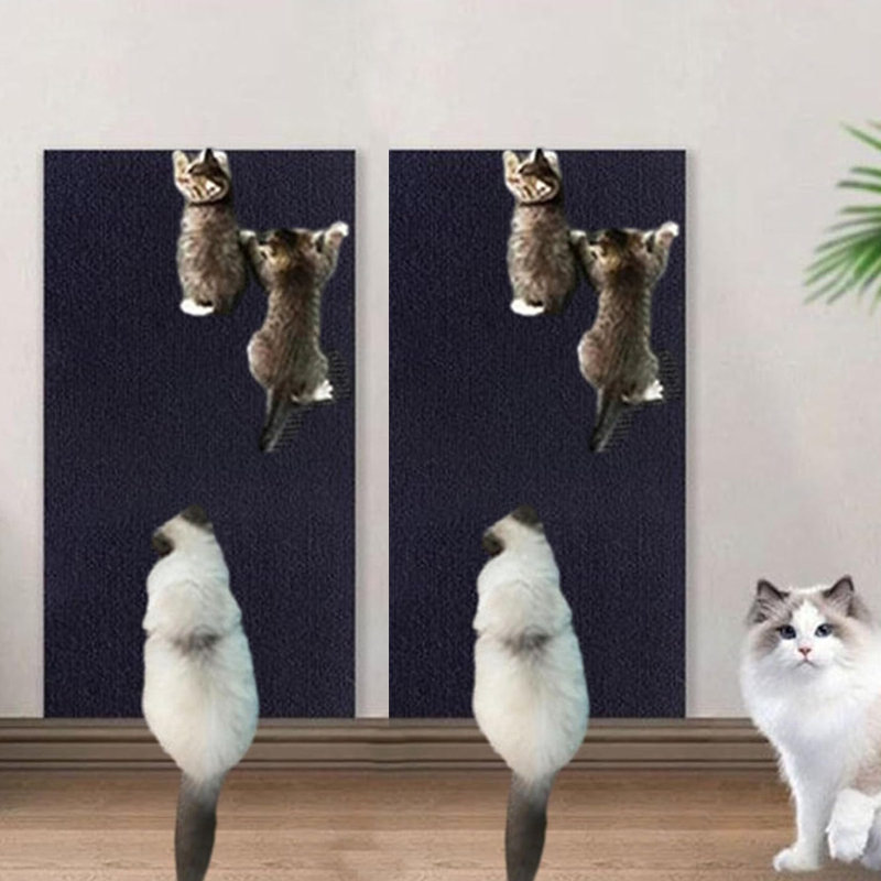 2PACK Self-Adhesive Cat Scratching Mat, Durable Scratch Guard for Sofa,cat Scratch Furniture Protector, 39" H x 11.8" W