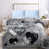 Hearts Grey Floral