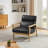 Eve Ford Genuine Leather Armchair-1555380937
