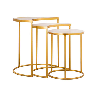 Zilas Marble Tray Top Nesting Tables