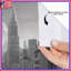 Rideaux de douche Pink Trees Cityscape-1080327870