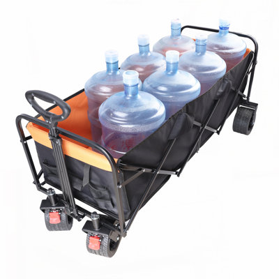 Folding cart Extra Long Extender Wagon Cart