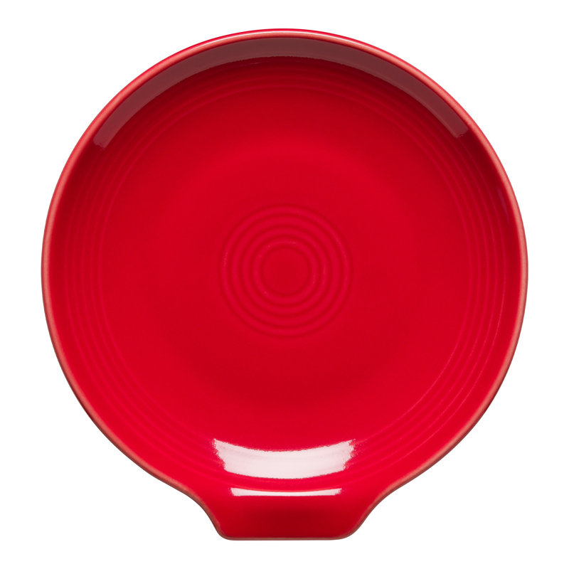 Repose-cuillère extra large Fiesta 7 po, Rouge écarlate