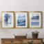 Soft Solace Indigo - Ensemble de 3 reproductions de cadres photo-114015777-114015780