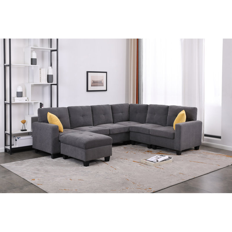 Latitude Run® 7 - Piece Upholstered | Wayfair