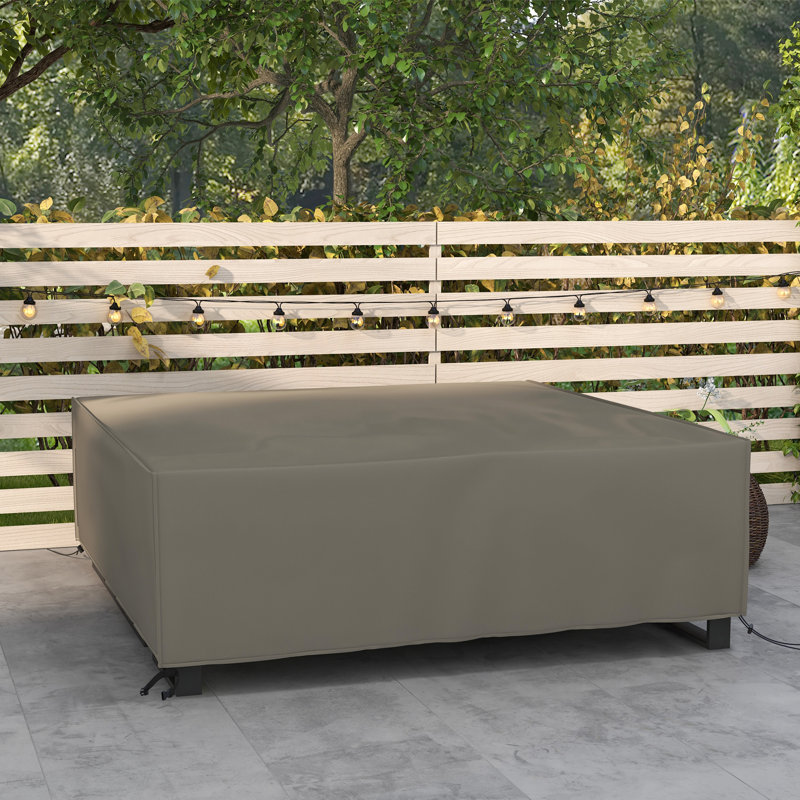 Outsunny Large Patio Garden Furniture Set Cover, 230 x 230 x 70 cm, Grey