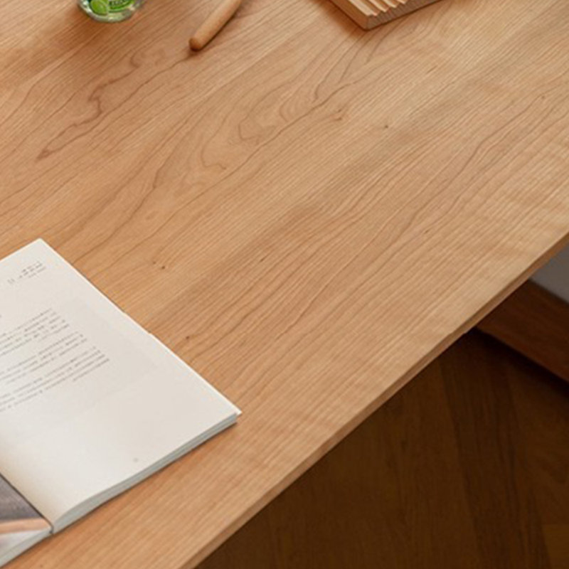 Ensemble de table de salle à manger en bois massif, H 29,1 po x L 63 po x l 31,5 po