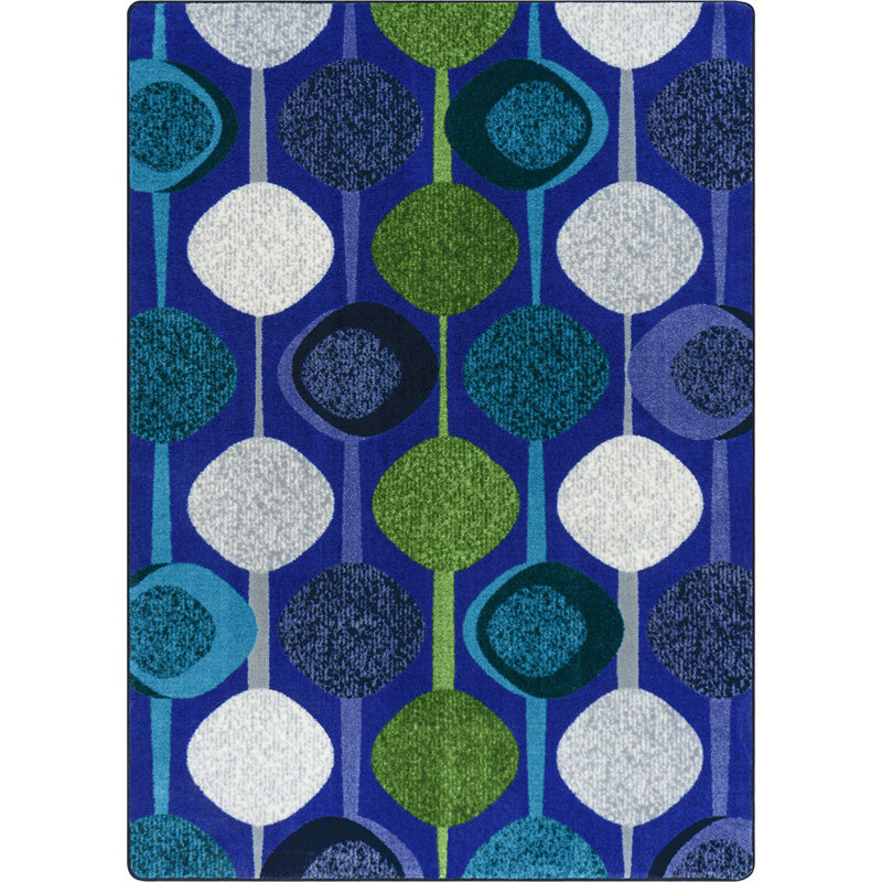 String Along by Joy Carpets Area Rug, Rectangle 5'4" x 7'8"