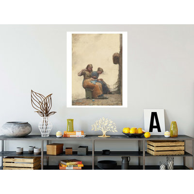 «Mender the Nets» par Winslow Homer - Impression giclée