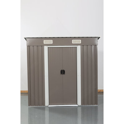 6Ft X 4Ft Outdoor Metal Storage Shed