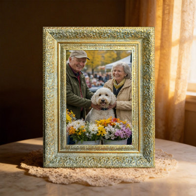 Cadre pour photo de maison antique 1pc 11 "x 14" avec façade en plexiglas