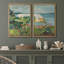 «Coastal Serenity And Pier Tranquility Tropical Landscape», 2 pièces sur toile-98374143-98374145