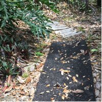 Backyard Expressions Recycled Rubber Reversible Mulch Pathway & Reviews