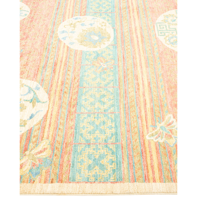 One-of-a-Kind 4' 3" X 9' 5" Hand Knotted Area Rug