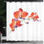 Ensemble de rideau de douche + crochets-44327136
