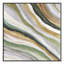 Modern Agate Green Tones - cadre flottant, reproduction d'art sur toile-46829038-46829042