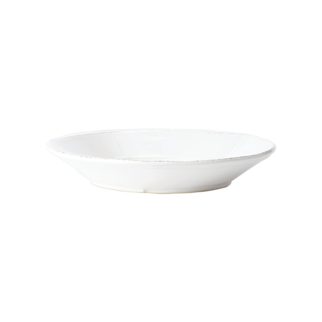 Melamine Lastra White Pasta Bowl VIETRI