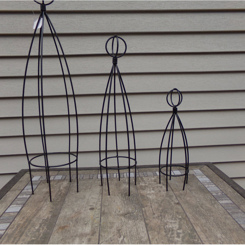 Ensemble d'art de jardin 3 pièces Jitu