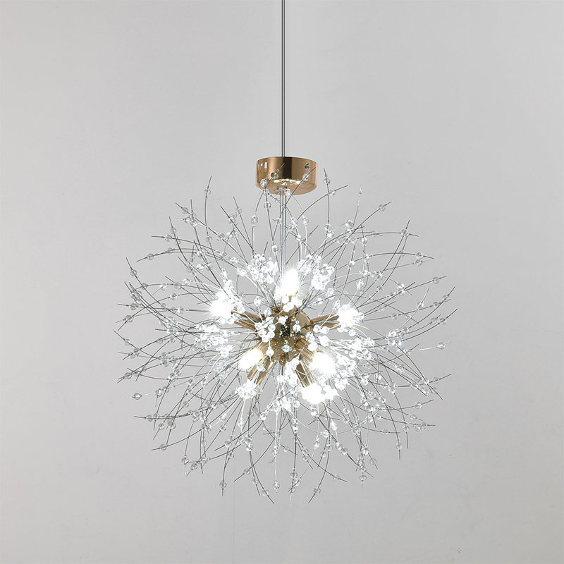 45cm beaded fireworks pendant lamp