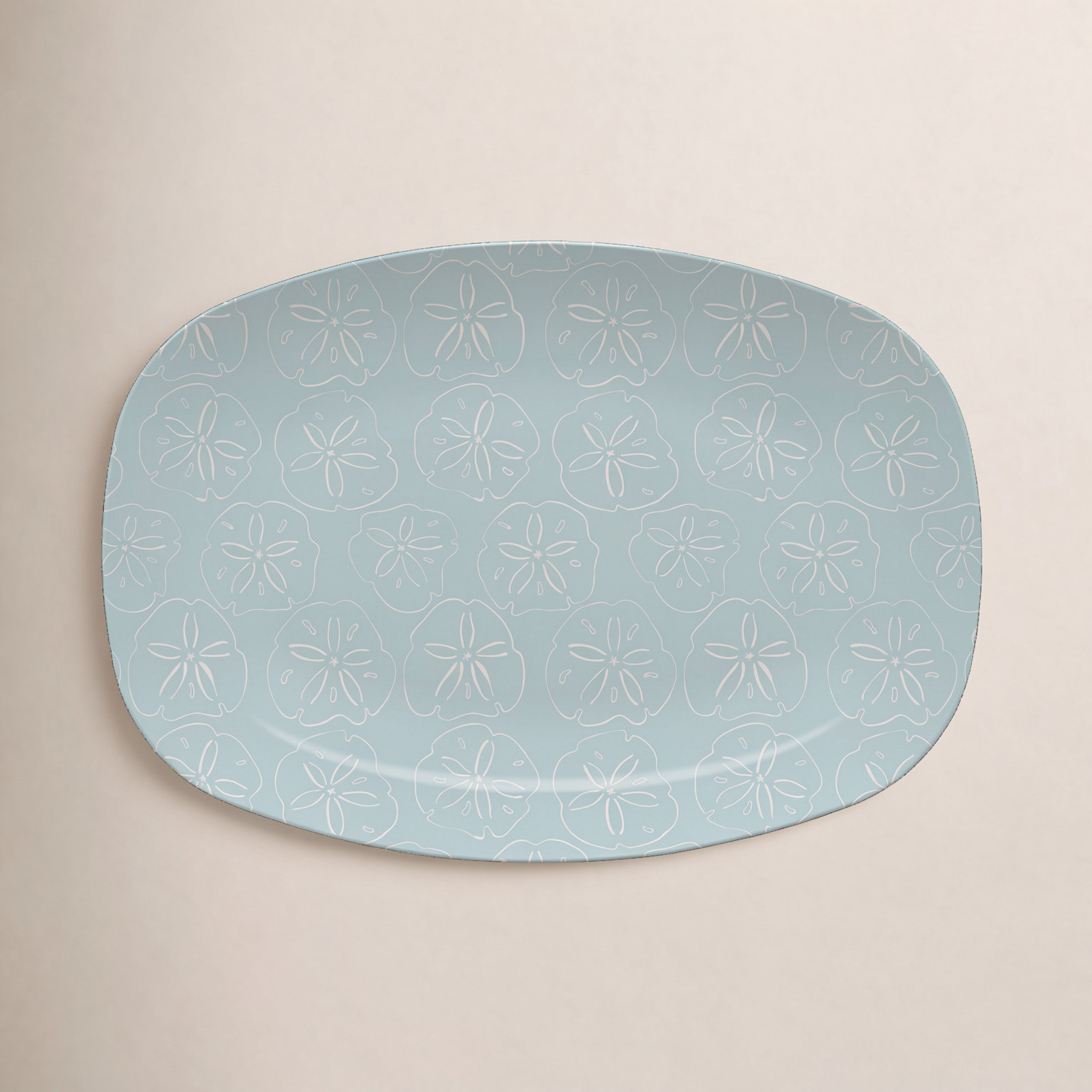 Seaside Sand Dollar Serving Platter