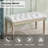 Boswick Linen Upholstered Bench-346529068