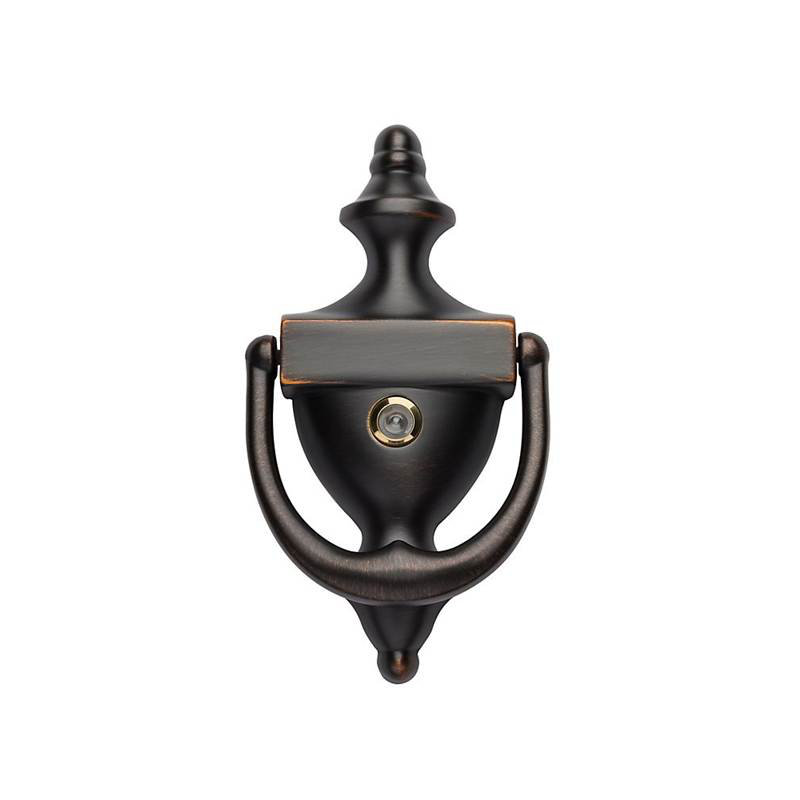 Colonial Door Knocker, 6.5" H x 3.5" W x 1" D, Oil Rubbed Bronze