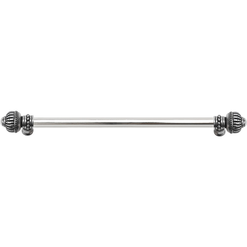 Cage à cricket avec grand faîteau à poignée longue 5/8 po, 18", Argent argent