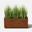 Corten Steel Series Long Box Planter-15304617